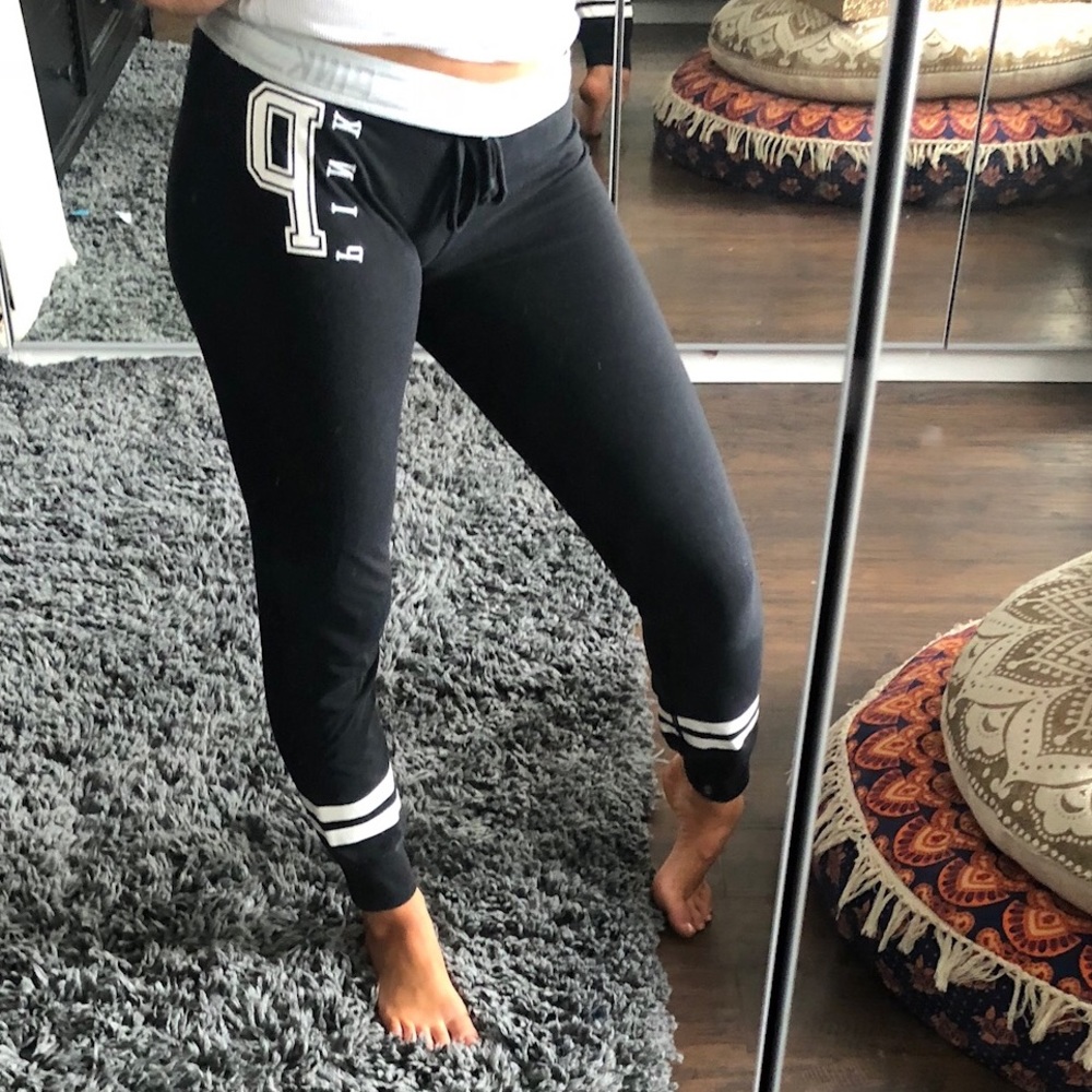 Black xsmall sweats PINK Victoria’s Secret